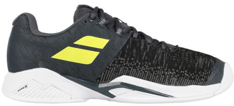 Babolat Herren Propulse Blast Carpet Tennisschuhe Teppichschuh Grau - Neongelb 43