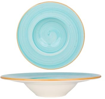 Bonna Pasta Teller - Aqua - Porzellan - 28 cm (400cc) - 2er Set