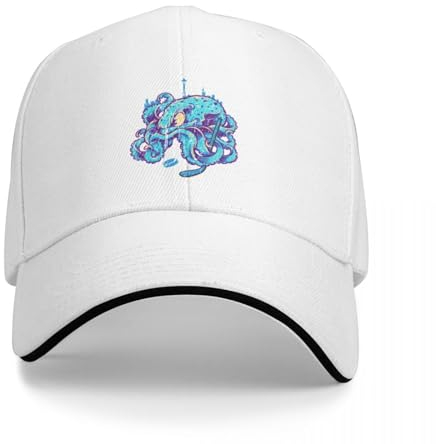 QFLLQLFF Basecap Seattle Ice Hockey Kraken Playing Hockey Cap Baseball Cap Baseball Cap Pferd Hut Männer Hut Damen
