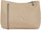 Calvin Klein Donna Borsa a Tracolla Sculpted Chain con Tracolla a Catenella, Grigio (Crockery), Taglia Unica