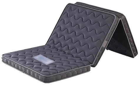 Dreifach faltbare Matratze, 4 cm dicke Memory-Schaum-Bettauflagen mit atmungsaktivem und waschbarem Bezug, tragbare und faltbare Matratze für Boden, Gästebett, Camping (Größe: 135 x 190 x 5 cm)