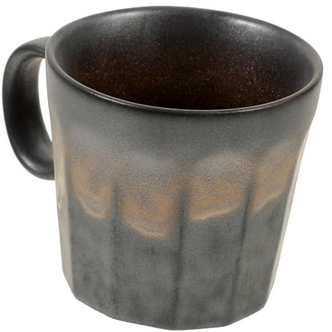 FUNOMOCYA 1 Pc Tazza Di Caffè Tazze Da Caffè D'epoca Caffè Espresso Tazza Da Latte in Stile Giapponese Tazzine Da Espresso Bicchiere Per Bere Tazza Vintage Rustica Tazza Da Tè Brown Ceramica