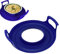 Plato para microondas, bandeja giratoria para microondas, soporte para cuenco de microondas, ideal para recipientes de alimentos, sopas, 30 x 26,5 x 8,2 cm