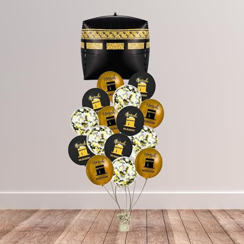Umrah Mubarak Kaaba Set Luftballons