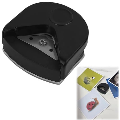 1 Stück Eckenabrunder, Eckenstanzer, Ecken Abrunden Stanzer, Eckenschneider, Eckenrunder, Abrunden Stanzer, Tragbare Eckenstanzer für Laminierfolien, Eckenstanzer Abrunden, Stanzer für Papier, Karton