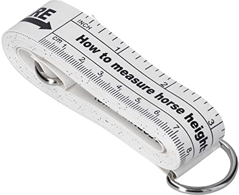 Pssopp Pferdegewichtsband, PVC-Material, Genaue Messung für Tierbrust und -Gewicht, 2,42 M Lang, für Bauernhöfe und Tierhaltung