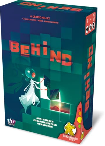 Behind | Kooperatives Puzzle- und Rätselspiel für 1+ Spieler, 45-90 Minuten pro Puzzle, Gesellschaftsspiel ab 10 Jahren