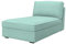 Soferia Überzug Kompatibel Mit Kivik Recamiere Sofasitzbezug Sitzkissenbezug Chaiselongue-Bezug Husse Kunstleder Lederoptik Wasserabweisend Pflegeleicht Antiallergisch Eco Leather Grün