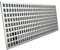 2mm Aluminium Lochblech Qg 10-15, Fenstergitter Alu-Lochblech Zuschnitte eins. Folie 600x1500