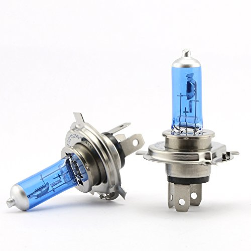 Vechkom 2 x Auto H4 100W Scheinwerfer Halogen Bulbs Weiß H4 9003 HB2 Für Nebel lampe Xenon Bulbs 12V Auto Tagfahrlicht DRL Lampen