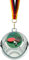 Verlag Reiner Kullack 10er-Set Medaillen »Tischtennis«, mit 25 mm Sportfoto-Emblem (Folie, bunt)