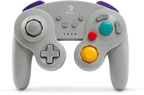 PowerA GameCube Style Wireless Controller for Nintendo Switch - Grey