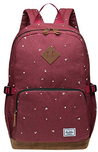KAUKKO Studenten Backpack für Mädchen Jungen & Kinder mit 14 Laptopfach & Anti Diebstahl Tasche für den Alltag, 11.8* 5.2* 17.7/ 17.6L