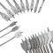 Drills 6-50mm Flat Drill High Carbon Steel Flat Drill Set Durable Woodworking Drill Bit Set Woodworking Tool Set-32mm