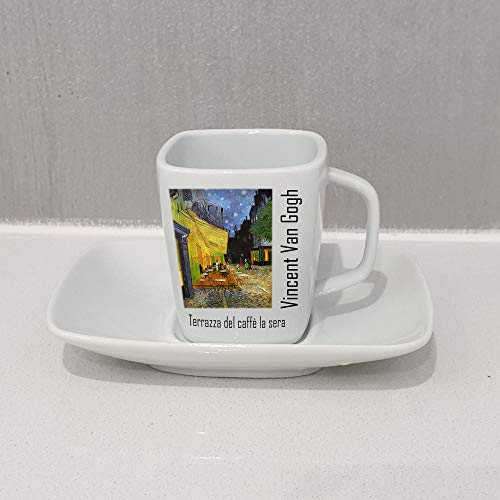 CreaTu Taza de café Cerámica Hecha a Mano Personalizada con Imagen o Texto Made in Italy