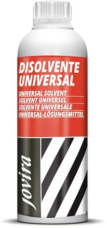 JOVIRA PINTURAS Disolvente Universal. Diluyente de pintura, Esmaltes, Barnices, Antioxidantes. Limpieza de herramientas. (1 Litro) B-32