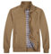 Allthemen Blouson Homme Léger Veste Militaire Chaud Jacket Casual Hiver Printemps Automne Aviateur Col Montant Kaki L