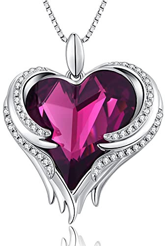 Collana Cuore Collana Cuore Oro Bianco Collana Cuore Donna,Collana Cuore Viola,Collana Ciondolo Cuore,Collana Gioielli Cuore,Collana Cuore Rosa,Collana Argento Donna