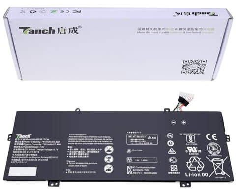 Batería para ordenador portátil HB4593R1ECW para Huawei Matebook X Pro i7(2019) mach-wx9 Matebook X Pro MACH-W29C 7,6 V 7565 mAh/57,4 Wh