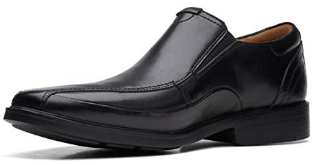 Clarks Herren Clarkslite Ave Slipper, Schwarz Leder, 46 EU