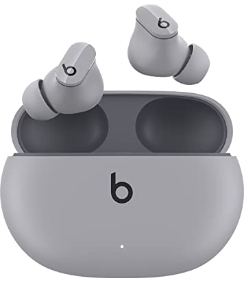 Beats Studio Buds – Auricolari bluetooth totalmente wireless con cancellazione del rumore – auricolari senza fili, compatibili con Apple e Android, Bluetooth di Classe 1 – Grigio lunare