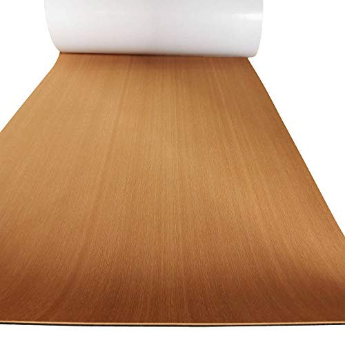 Futchoy 240 x 90 x 0.6cm Decking Boot Antirutschmatte, Selbstklebende aus synthetischem Teakholz für Boote, aus Eva-Schaum für Bootsbelag-Bretter Motorhome Floor rutschfeste