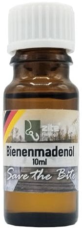 Zite Fishing Bienenmadenöl 10 ml - Natürlicher Lockstoff - Unwiderstehlichers Lockmittel für Fische - Forellen-Booster für Teig-, Natur- und Kunstköder