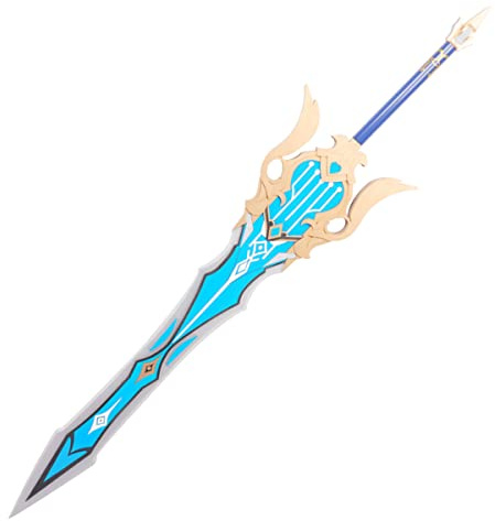 嘉信誉 Genshin Impact COSPLAY Prop PVC Can be disassembled and assembled 135cm Song of Broken Pines Eula
