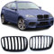 Sport Kühlergrill Performance Schwarz Glanz passend für BMW X5 E70 X6 E71 06-13