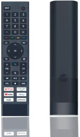 ERF3J80H Universal Replaced Remote Fit for All Hisense 4K UHD Android Smart TV A6G U6G U8G Series 75A6G 70A6G 65A6G 60A6G 55A6G 50A6G 43A6G 55U68G 50U6G 65U6G 75U6G 50U68G 75U68G [NO Voice Command]