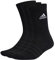 adidas Unisex adulto Cushioned Crew Socks 3 Pairs, Black / White, 6.5-8