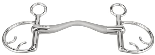 Sprenger SATINOX cm Kimblehook Stangengebiss 14 mm - Edelstahl rostfrei, 125 mm Weite