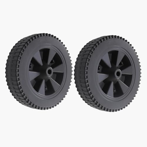 Haishine Ruota per griglia da 7 pollici, ruote per barbecue in plastica per ruote per griglia di carbone Gas2coal 463436215 463347017 463343015 463376017 Ricambi G437-0037-W1 463344015