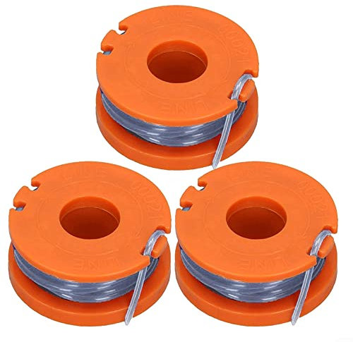 3Pcs Spool & Line For SPARE GO 2.5m For Argos for McGregor MCT1825 Strimmer Trimmer