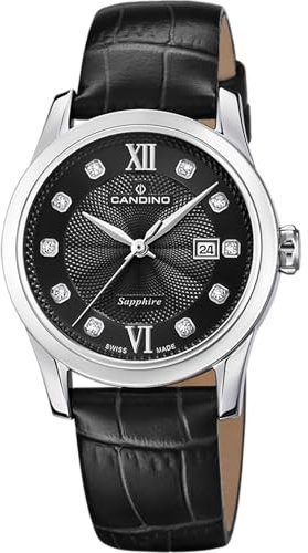 Candino Damenuhr Classic C4736/4 Armbanduhr Edelstahl schwarz UC4736/4 Analoguhr