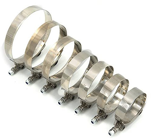 SRGDRR 1 Piece For 2.0 2.25 2.5 2.75 3.0 3.25 3.5 3.75 4.0 T-Bolt Exhaust Clamp Intake Turbo Exhaust Intercooler Silicone Coupler Fittings of a Machine (