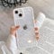 OWM iPhone 15 Case Clear Back Glitter Bling Star Sparkly Bumper Crystal Shockproof Silicone Slim Phone Cover Women Girls Case for iPhone 15 (White)