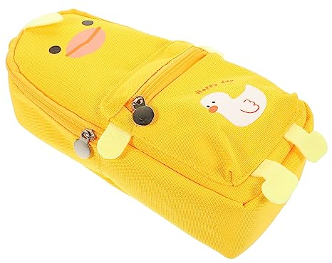 STOBOK Schreibwarentasche Aus Segeltuch Kinder Bleistifte Stiftaufbewahrung Make-up-Organizer-Tasche Stift Großes Federmäppchen Stifteetui Groß Student Lagerzubehör Lagerung