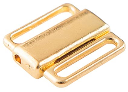 SHINEOFI Clip Fermaglio in Lega Dorata per Reggiseno Ganci Regolabili Antiscivolo per Ferma Cinghie e Chiusura Frontale Accessori Resistenti e Leggeri per Donna