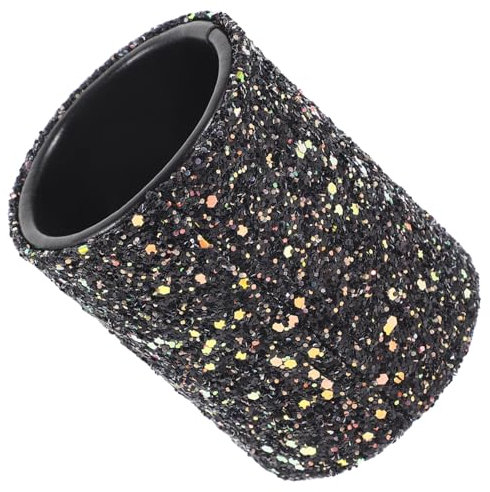 minkissy Étui De Rangement Pour Pinceaux De Maquillage Décoratif Plastique Boîte De Rangement Compacte Pour Outils De Beauté Support Pratique Et Filles Noir