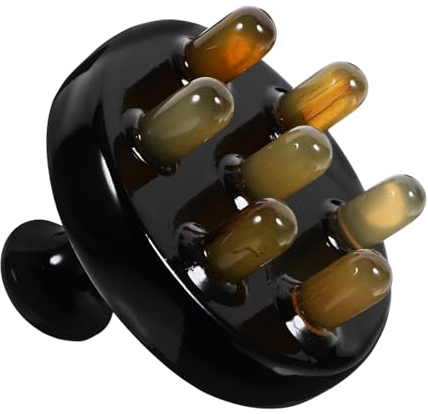 FRCOLOR 1Stk Massagegerät hair massager haarkämmchen Haarbürste für Männer Herrenkämme für die Haare kamm werkzeug Ochsenhornschaber natürlich Hörner sieben Sterne Massagebürste Fräulein