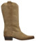 Felmini Stivali Texani Gambale Alto Tomaia Camoscio 38 / Beige