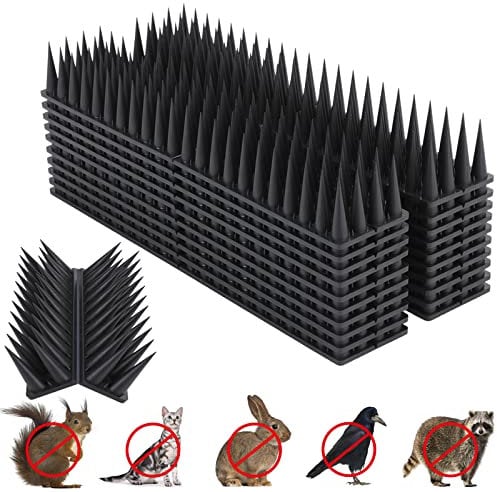 Taubenabwehr Spikes, 2.6 Meter Vogelabwehr Taubenschreck für Balkon, Außenzaun und Dach, taubenschutz, Vogelschreck, Halten Sie Katzen, Hunde und Vögel fern(9 Stück)