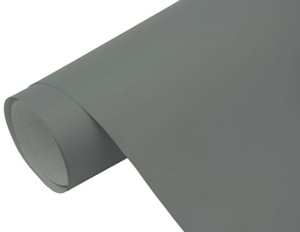 Neoxxim 7,8€/m2 3D Autofolie matt grau matt 1400 x 150 cm Lackfolie Car Wrapping Lackschutzfolie blasenfrei flexibel