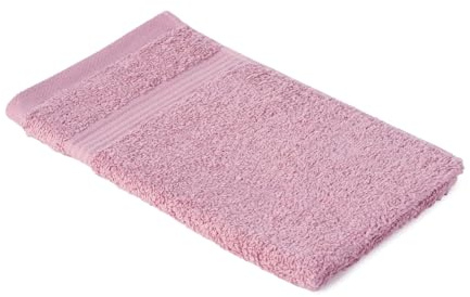 liebling Gästetuch, 100% hochwertige Baumwolle, Serie Miami, 30 x 50 cm, waschbar & trocknergeeignet, Farbe: Altrosa