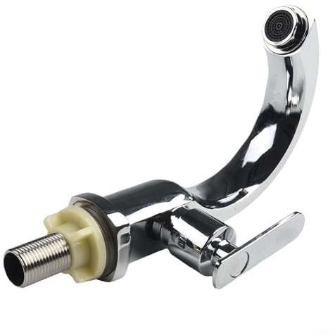 Rubinetto moderno quadrato a cascata per lavabo bagno monocomando