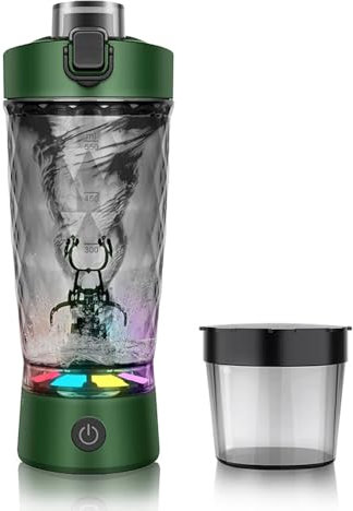 Electric Protein Shaker Bottle, USB Rechargeable Mixing Cup, Water Drink Mixer Portable Bottles for Gym Sport, BPA-Free Tritan, 22oz