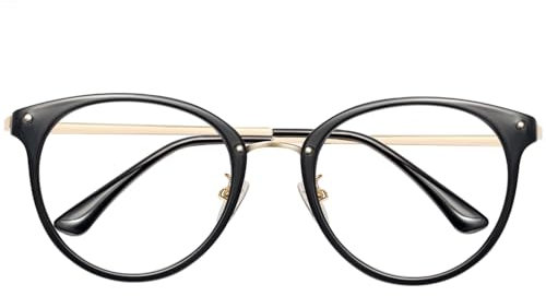 HCYCSQS blaulichtfilter brille Blaulichtbrille ohne Sehstärke Damen Herren Superleichte Anti-Müdigkeit Computerbrille Gaming Schutzbrille Blue Light Blocking Glasses (C8, 1PCS)