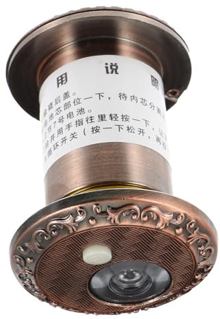 NUOBESTY Metal Security Door Mirror Door Viewer Large Viewing Angle Pinhole Viewer