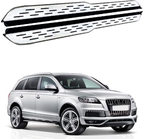 Lot de 2 marchepieds fixes pour Audi Q7 2006–2015 Marchepieds latéraux avec supports